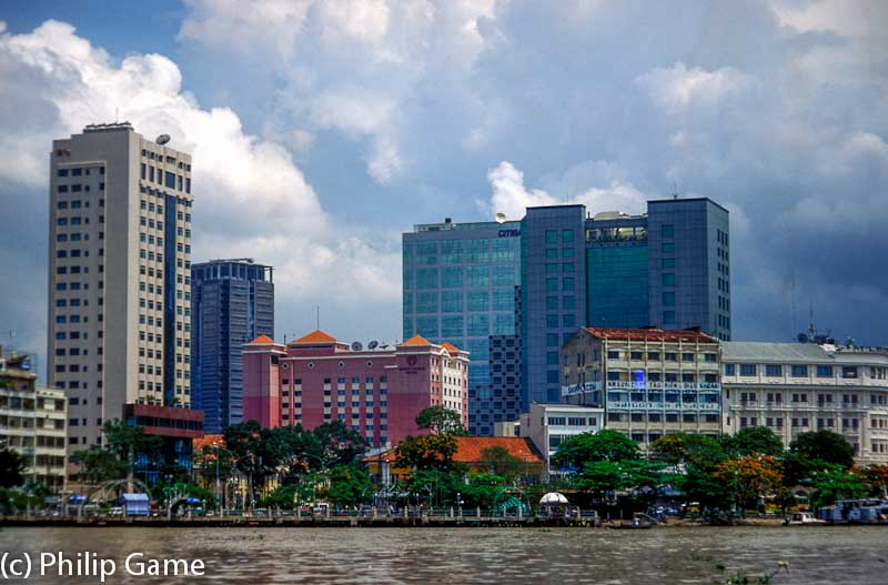 Saigon skyline, from the river