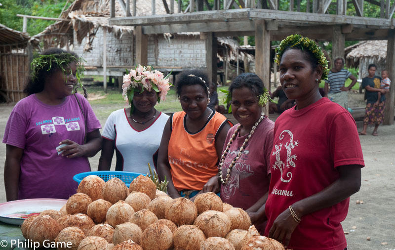 Refreshments awaiting, Anuta village