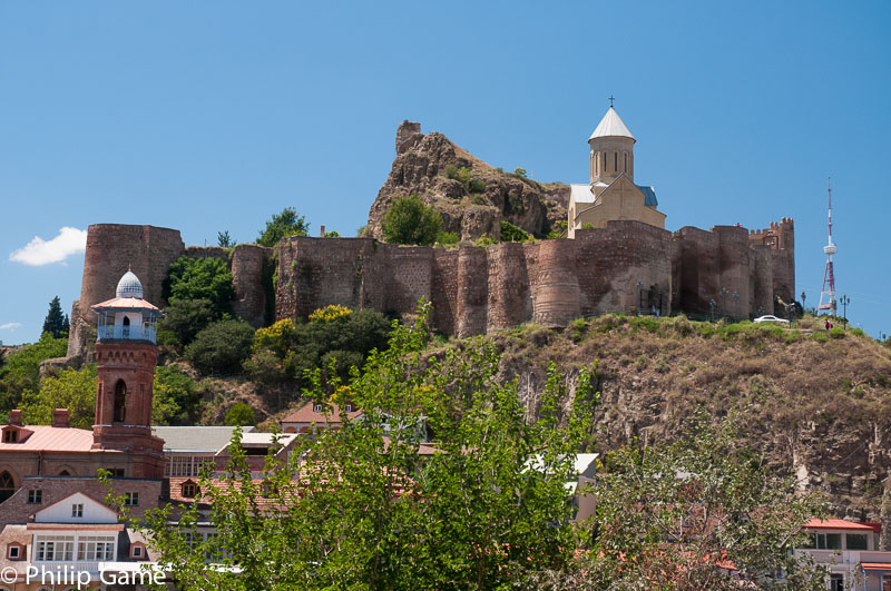 Nariqala Fortress with Abanotubani quarter below