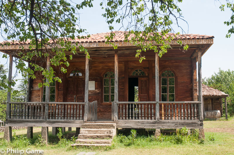 Rural house reconstructed in the Ethnographic Museum
