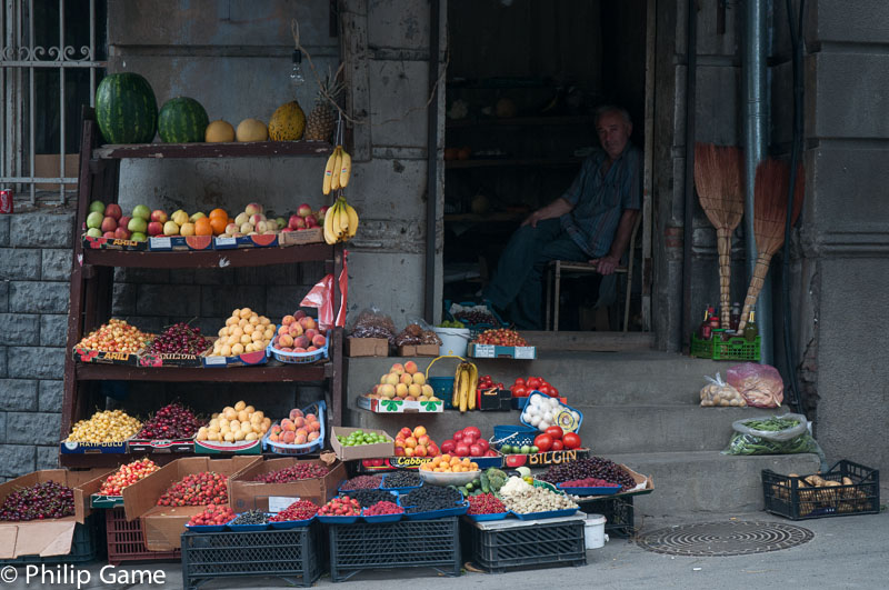 Greengrocer in the Vere district