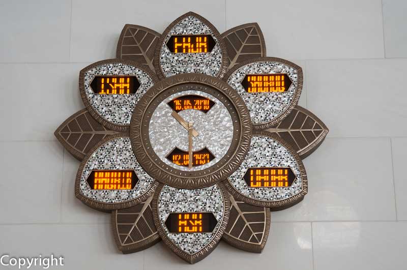 Timepiece, Zayed Grand Mosque