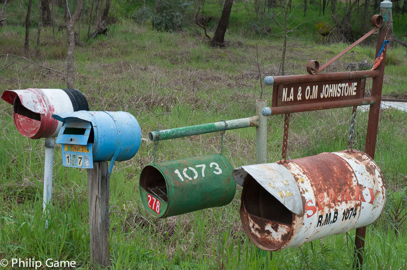 Roadside mailboxes