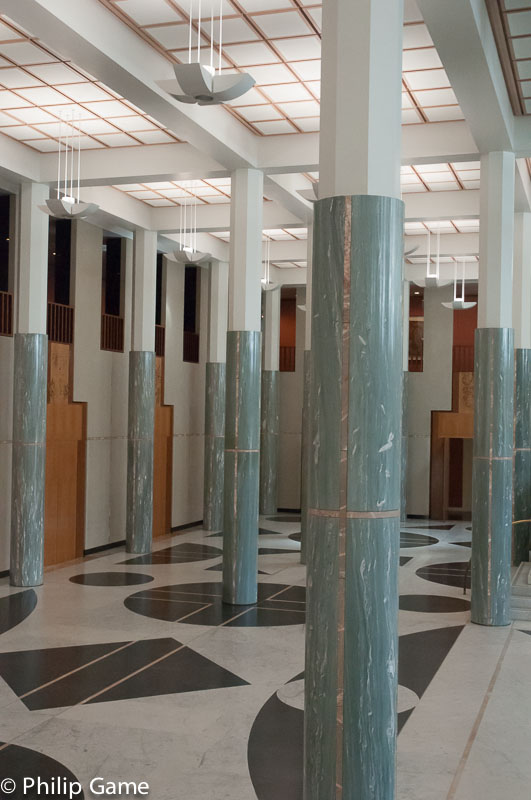 The Foyer of Parliament House, Canberra