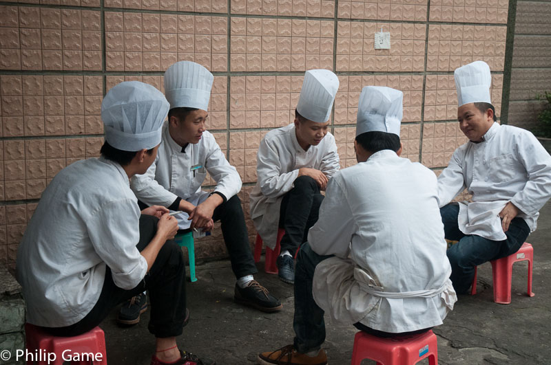 Chefs take a break