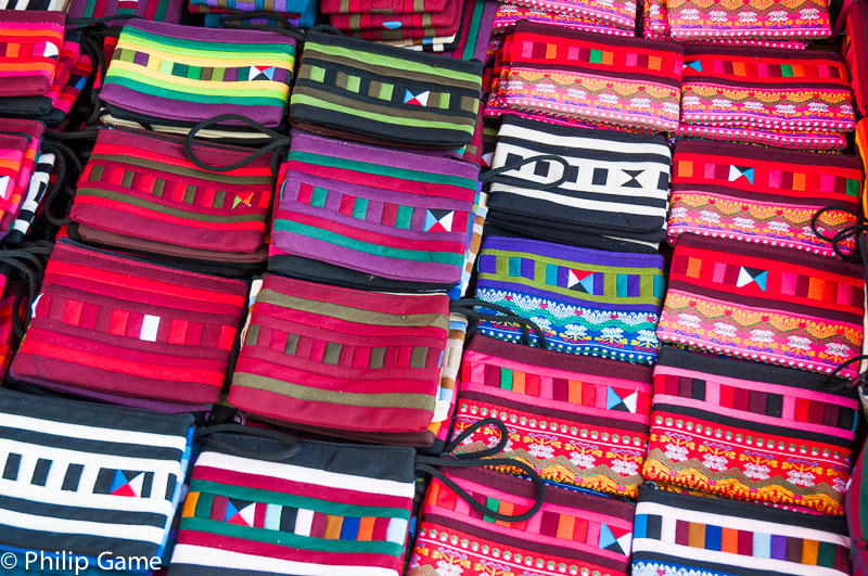 Handcrafts for sale at the night market
