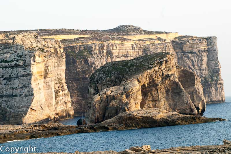Cliffs at Dwejra, Gozo