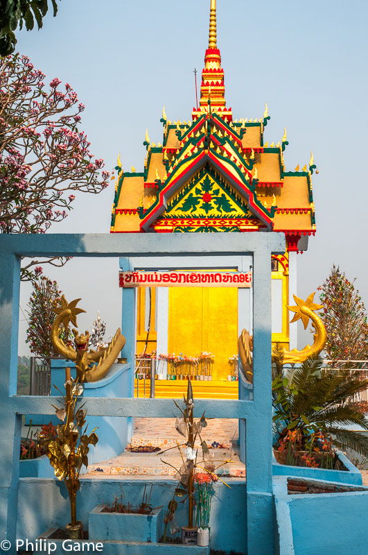 Riverside temple shrine