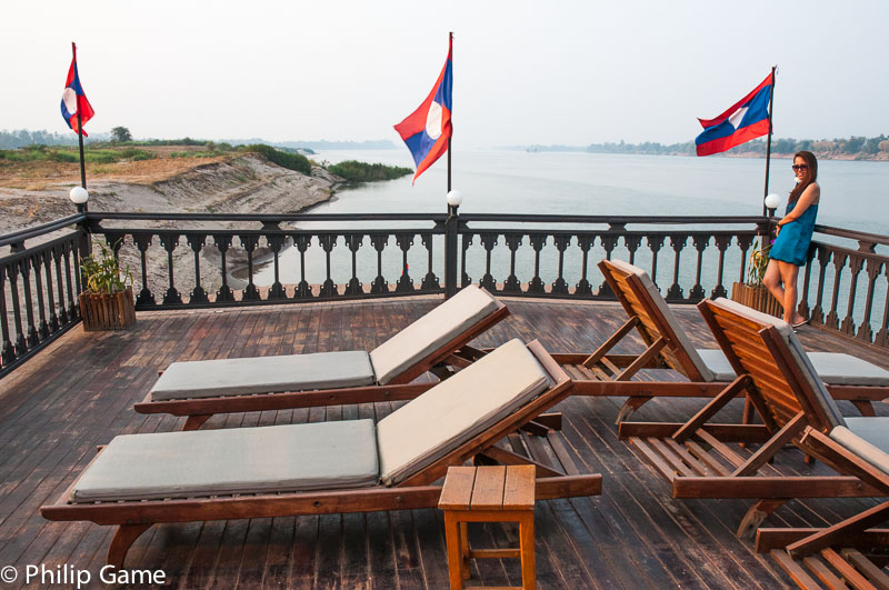 Upper deck of the 'Mekong Islands'
