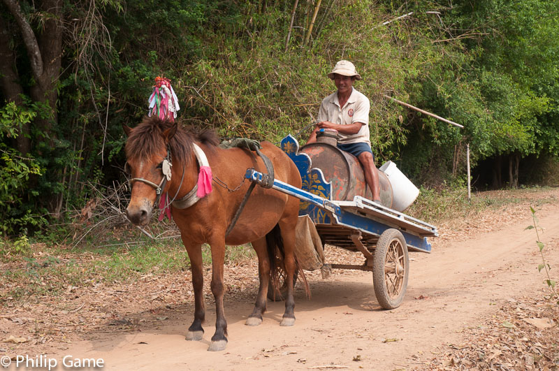 Water cart on Koh Trong