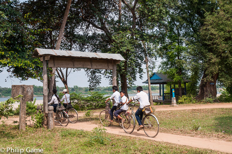 Cycling on Koh Trong