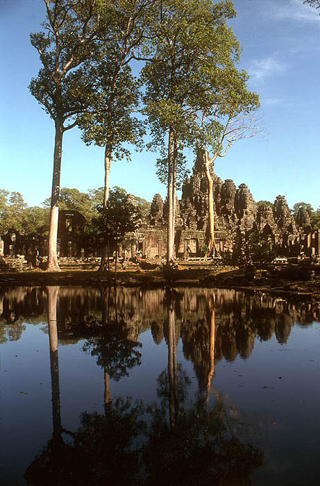 Reflections at the Bayon, Angkor
