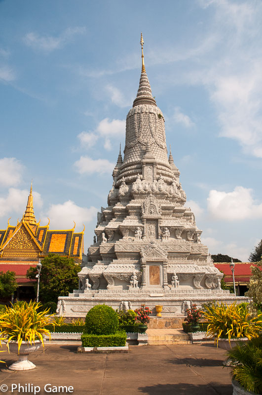Stupa at the Royal Palace, Phnom Penh