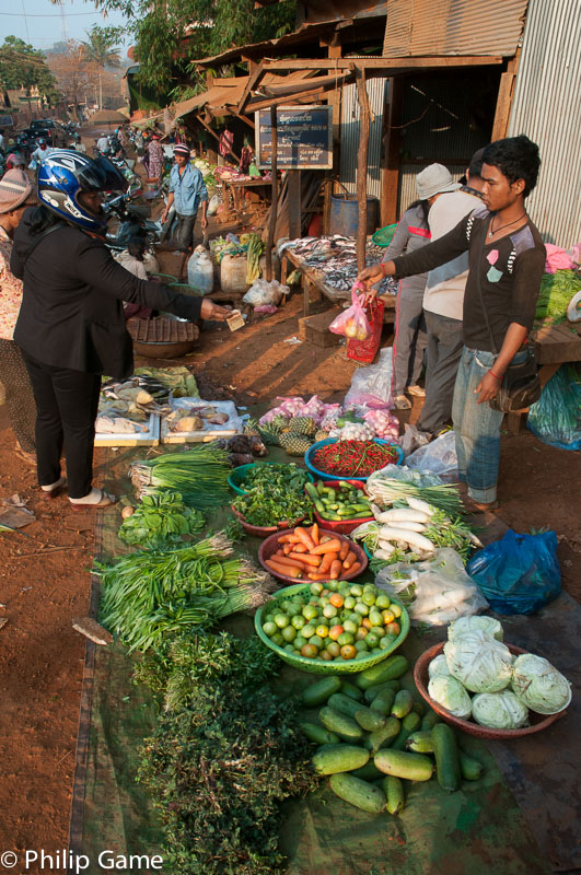 Market in Sen Monorom