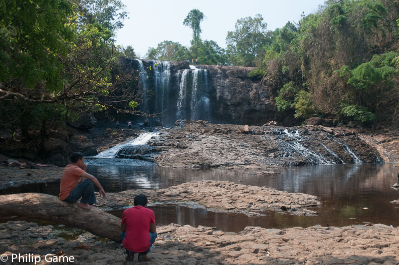 Upper falls at Bousra, outside Sen Monorom