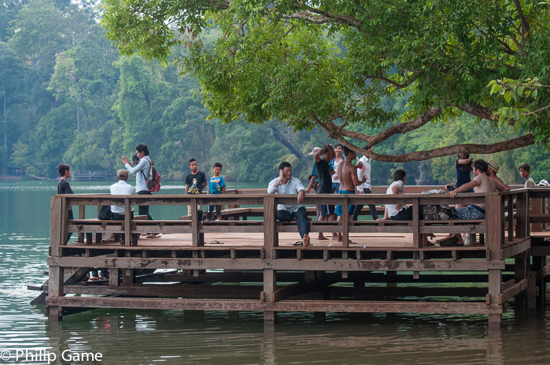 Boeng Yeak Lom, a crater lake at Ban Lung, Ratanakiri