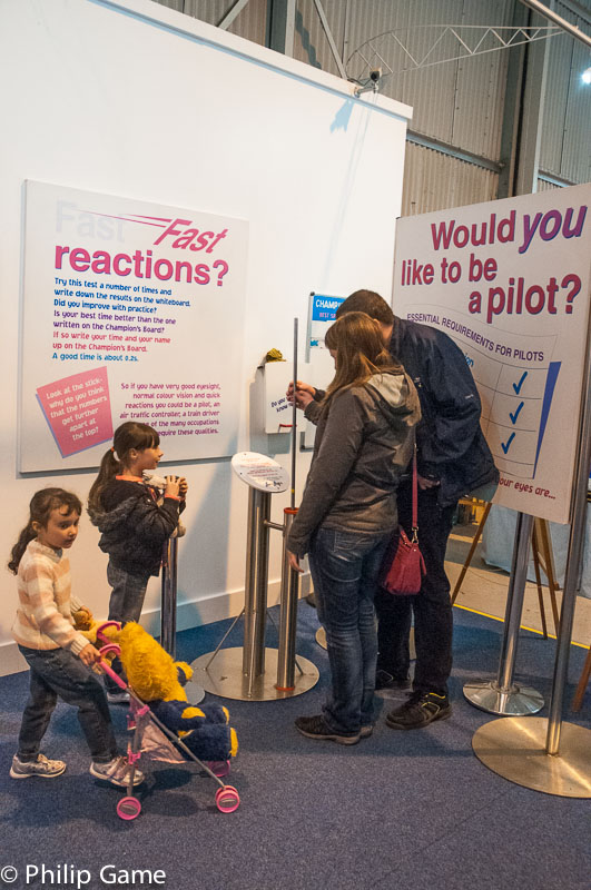 Interactive displays for family visitors