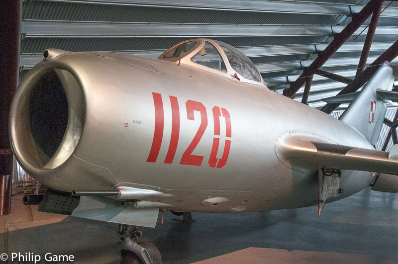 Soviet MiG-15bis fighter aircraft 
