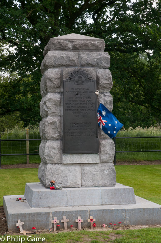 Memorial to Australian tunnellers on Hill 60
