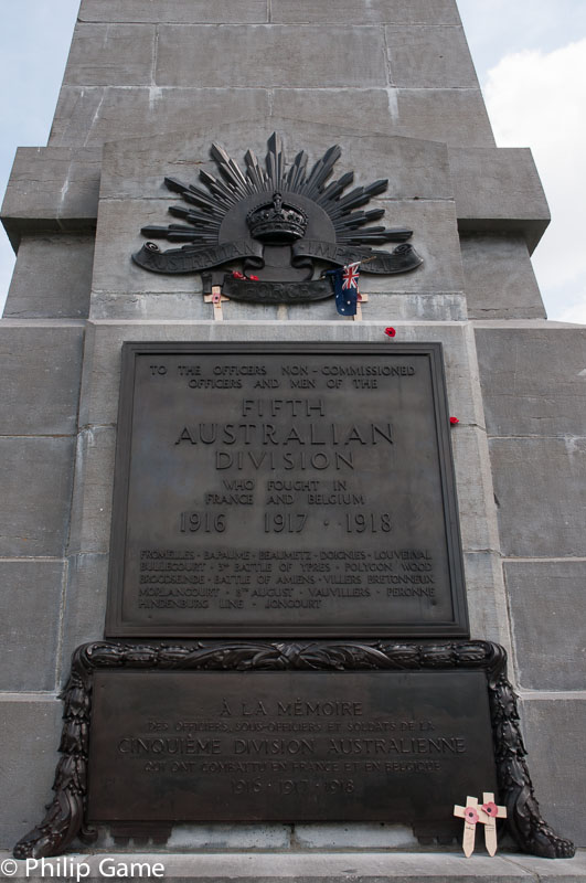 Australian memorial at Polygon Wood
