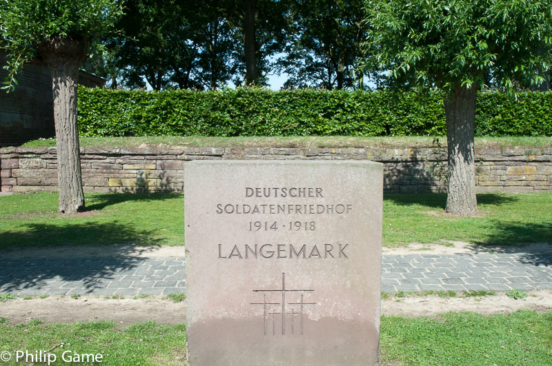 The other side: a German military cemetery at Langemark