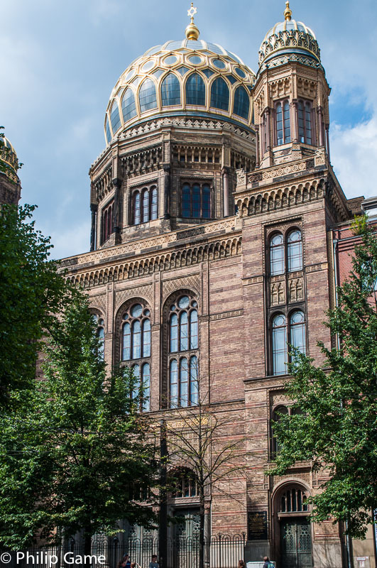 The century-old New Synagogue in central Berlin