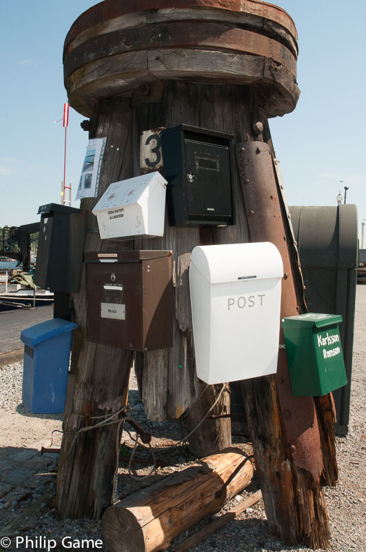 Mailboxes for shipowners, Skeppsholmen