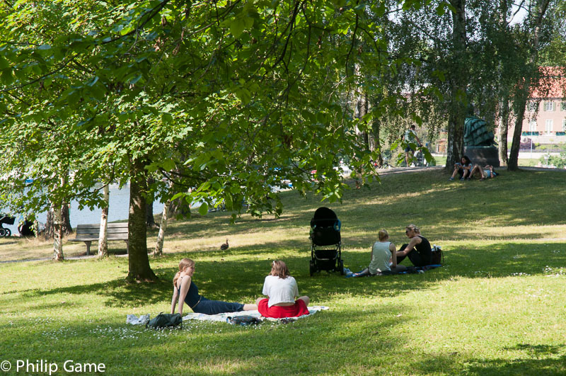 Picnicking on Djurgården
