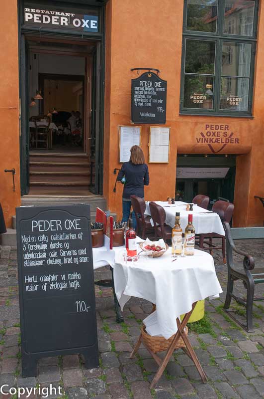 Peder Oxe, a smart restaurant on Grbrdretorv