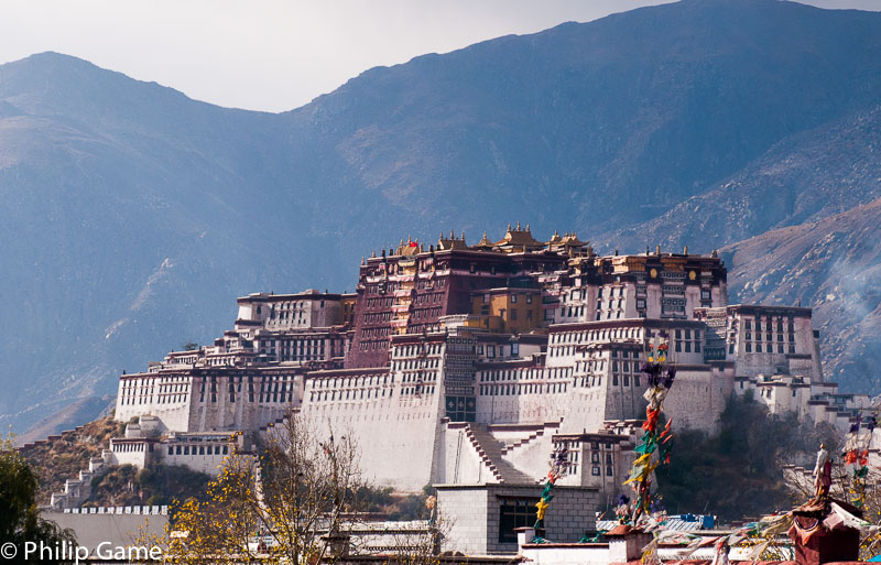 Potala Palace, Lhasa, once the seat of successive Dalai Lamas in independent Tibet