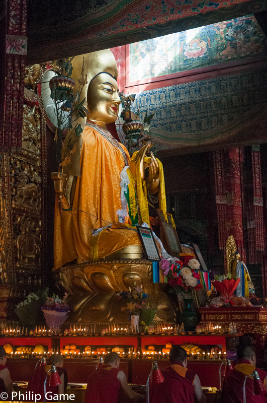 Buddha effigy at the 'Lama' Temple