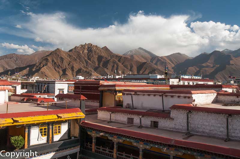 From the roof of the Jokhang Temple