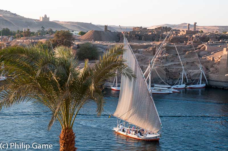 On the Nile at Aswan