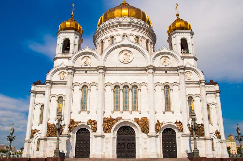Cathedral of St Saviour, rebuilt after the Soviet years