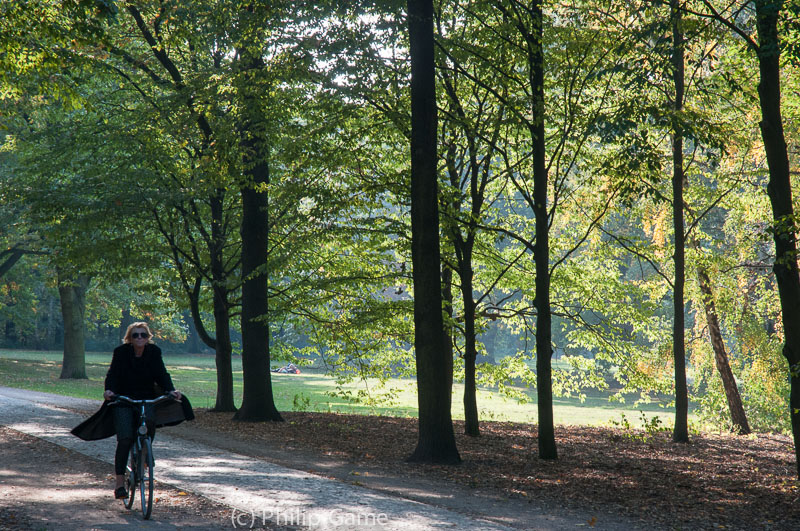 Cycling through the Tiergarten