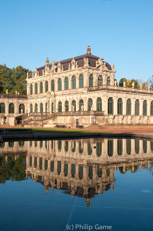 The Mathematical-Physical Salon building in early morning