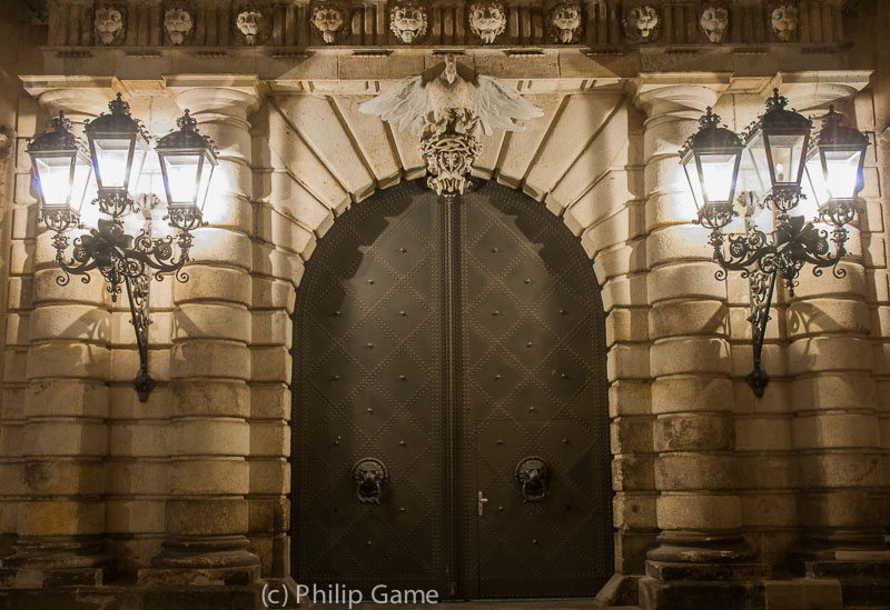 Entrance to the Dresden Palace, the Residenzschloss 