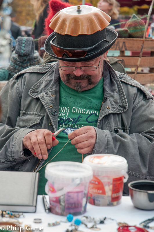 Mauerpark stallholder, Berlin