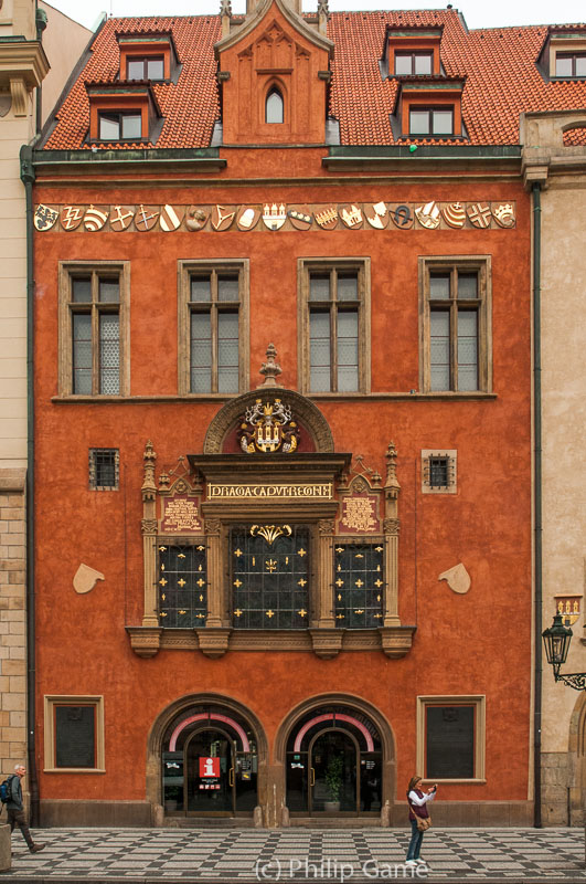 Heritage building on Staroměstsk nměst