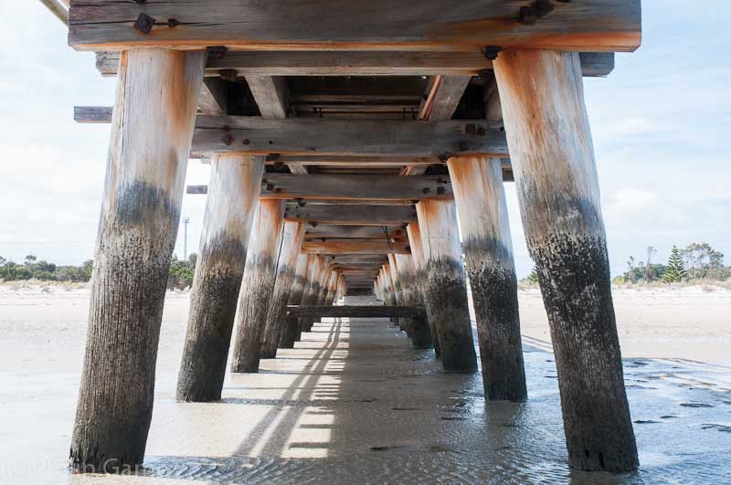 The historic Long Jetty at Port Welshpool
