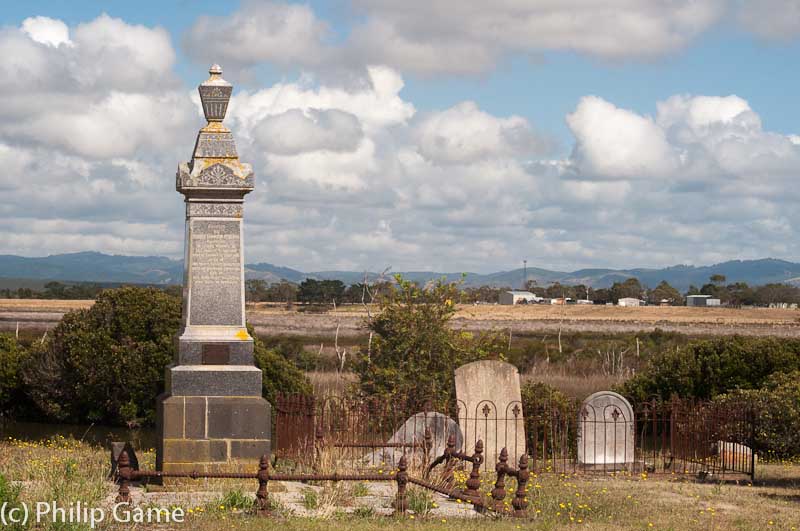 Pioneer cemetery out of town at Alberton