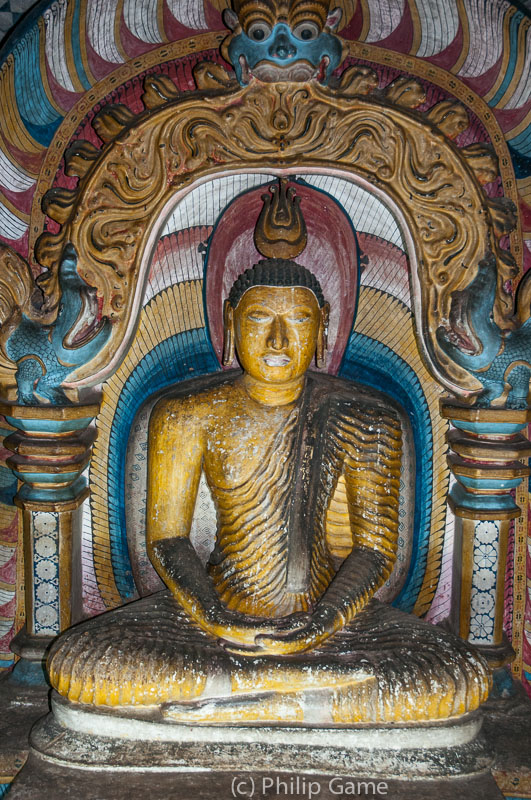 Buddha effigy, Dambulla