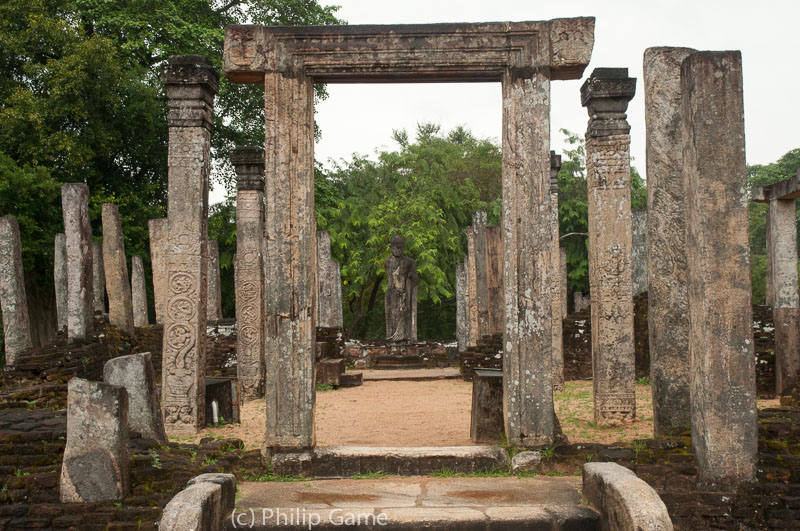 Ancient ruined city of Polonnaruwa