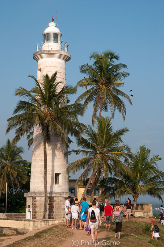 Lighthouse on the Bastion walls, Galle Fort