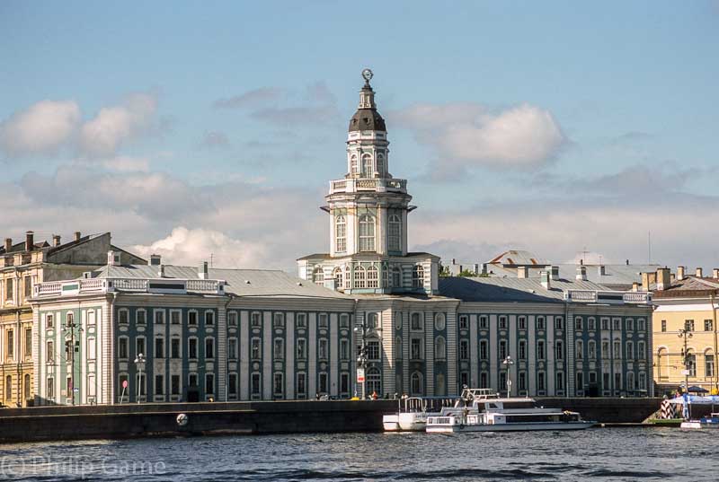 Peter the Great's Kunstkammer or Chamber of Curiosities, beside the Neva