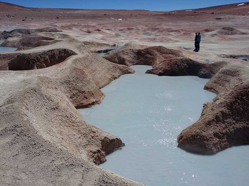 Geothermal mineral pools