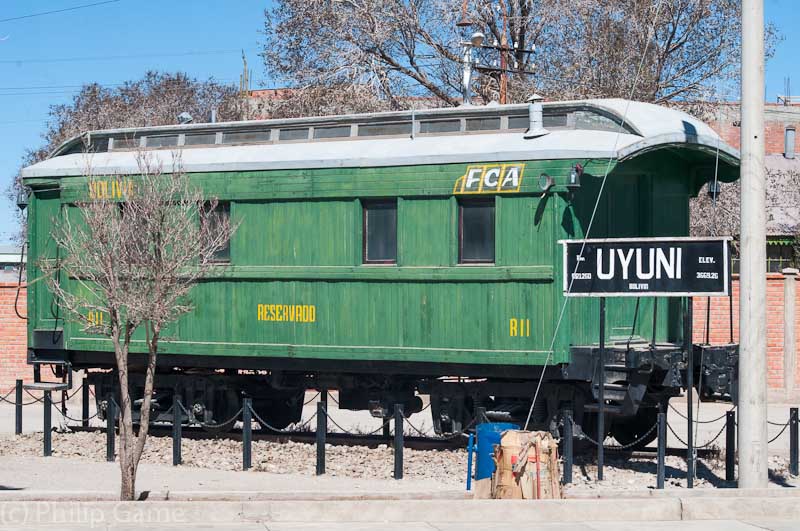 Railway nostalgia at Uyuni