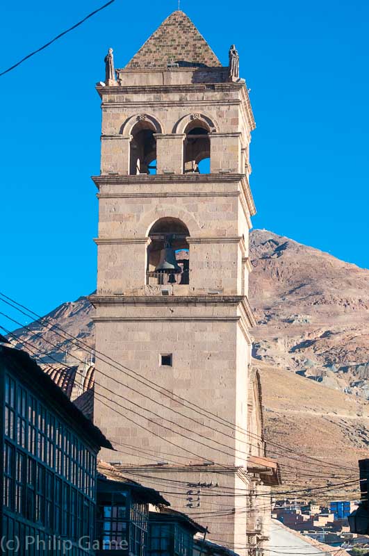 Belltower of S. Francisco, with Cerro Rico beyond