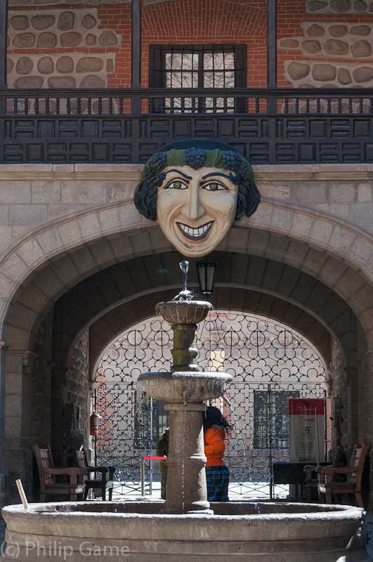 Entrance to the Casa Nacional de la Moneda...