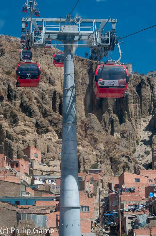 Mi Teleferico, the new (2014) cable car system